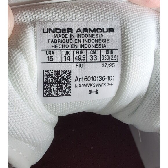 Under Armour Harper 10 Pro Men\'s 15 Molded Athletic Baseball Cleats 6010136-101 main image 9